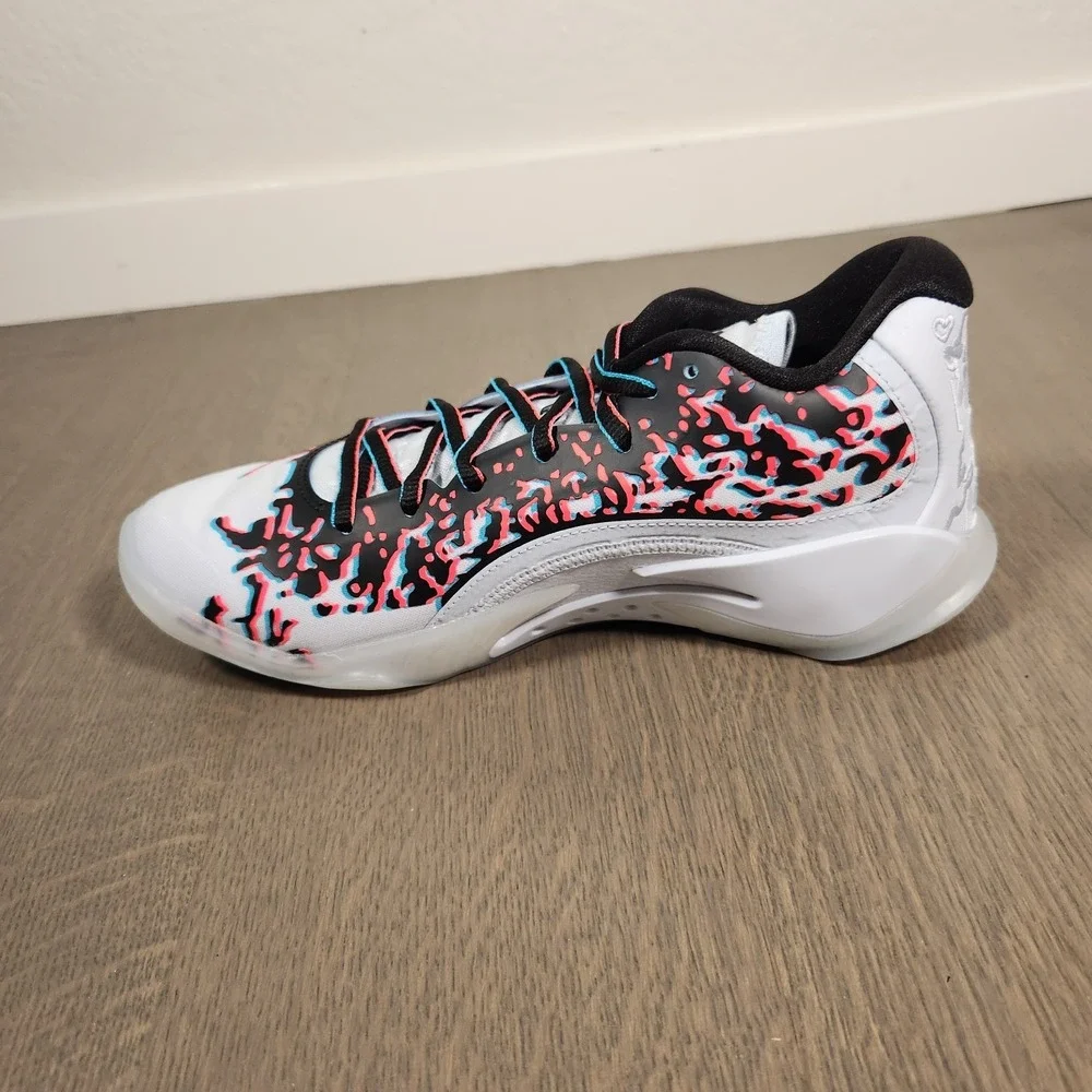 6.5Y Jordan Zion 3 GS Shock World White Black Blue Red FZ4792-060 6.5 8 Women